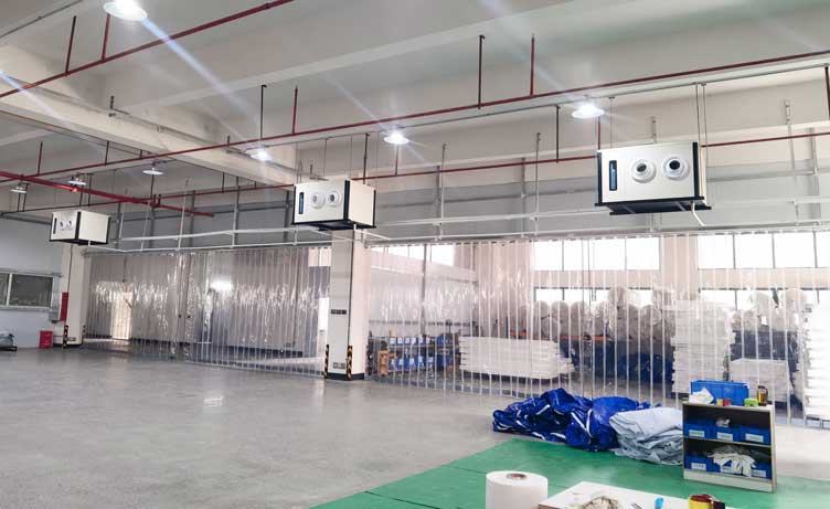 大空間高效降溫，應用蒸發(fā)冷省電空調射流機組